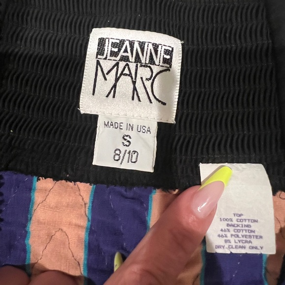 VINTAGE Jeanne Mark Quilted Pencil Skirt - Picture 2 of 3